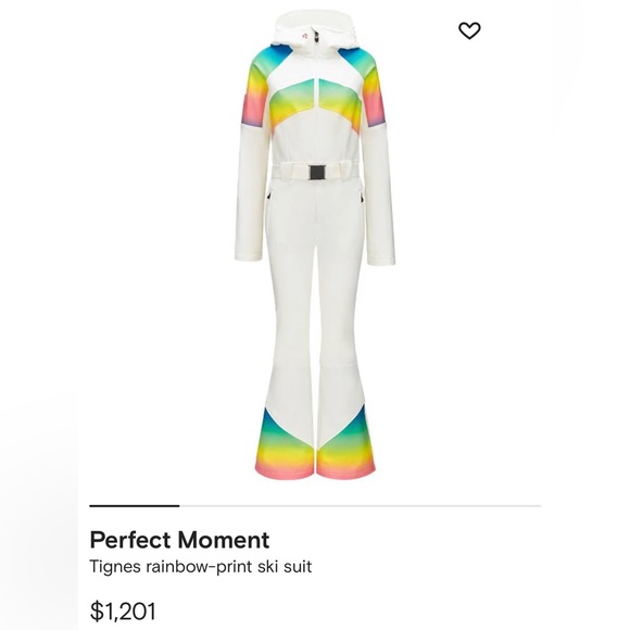 Perfect Moment Ski Jumpsuit White - Picture 1 of 9